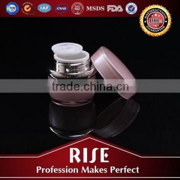 Professional factory ISO9001 Plastic Biodegradable cosmetic golden container