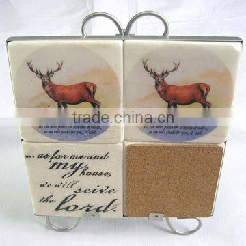 2016 popular bar hotel wine marble coaster