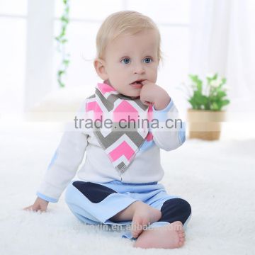 2016 Newest design cotton bandana baby bibs
