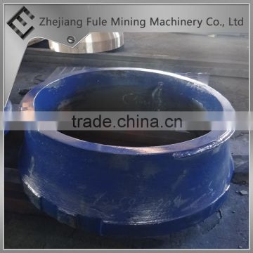 High Manganese steel mantle and concave spare parts for crusher
