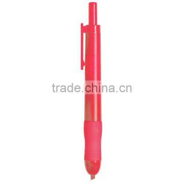 Retractable Highlighter-Pink Side