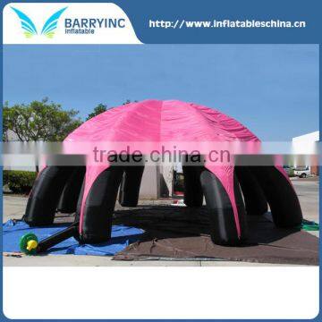 Comercial 6 legs pink inflatable advertising spider tent