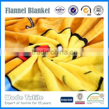 Supply new arrival super soft flannel roll up travel outdoor blankets