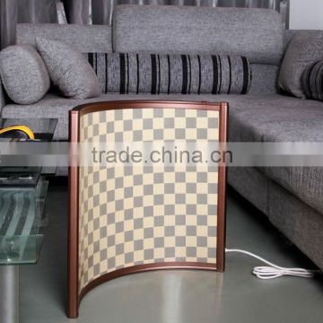 Highly secure movable carbon fiber panel room heater