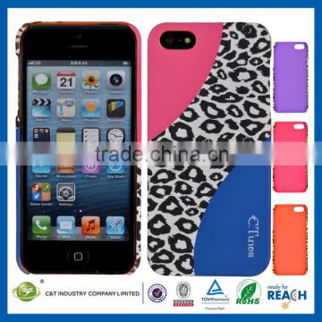 C&T Deluxe Colorful Leopard Cheetah Print Snap-on Case for apple iphone 5s