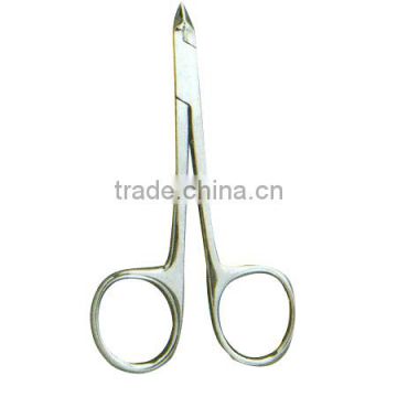 European Quality CE Certified Stainless Steel Cuticle Nail Nipper Scissors, Beauty instruments