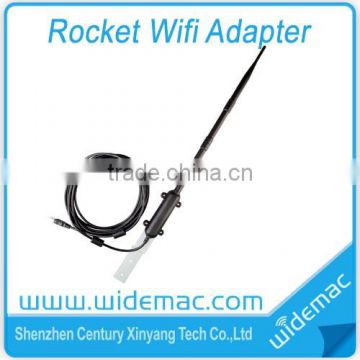 Ralink 3070 Water Proof Outdoor WiFi Rocket Adapter High Power Outdoor wifi Adapter with Fixed 9dBi dipole antenna