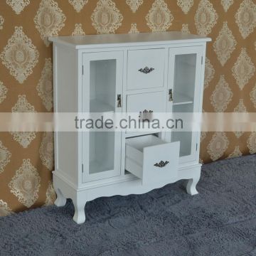 modern durable classic display cabinet with 3 drawers