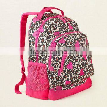 2013 gril fashion polyester school backpack