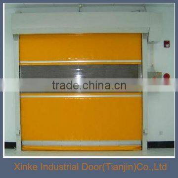 Automatic safety vinyl high speed roll up door HSD-090