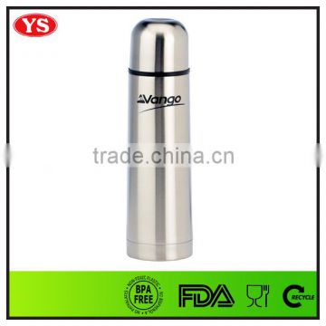Double wall insulated 500 ml stainless steel high grade vacuum flask