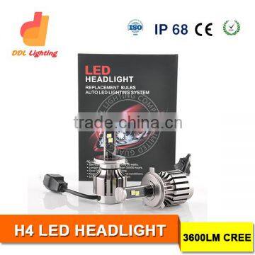 H4 40W 6000K LED headlight converision kit for cars offroad high power H13 9004 9007
