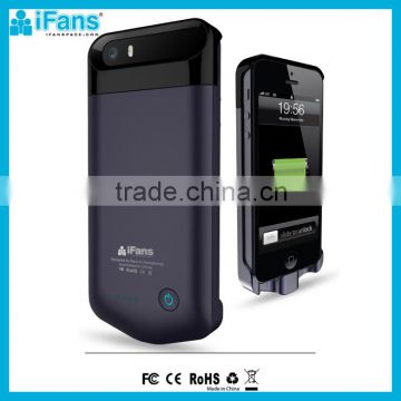 For iPhone 5S Case With Power Supply 2200mAh 1 Year Warranty