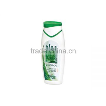 Shampoo Aloe Vera Mild Hair Care with D-Panthenol for All Hair Types - 400ml. Paraben Free. Made in EU. Private Label