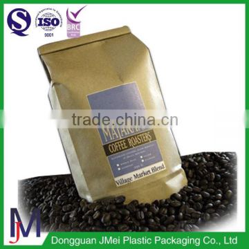 laminated and custom order coffee packaging bag, gusset coffee bag