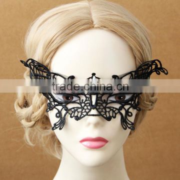 MYLOVE butterfly lace mask black sexy for women MLMJ33