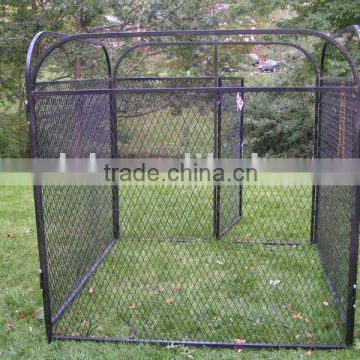 kennel fence iron fence dog kennel