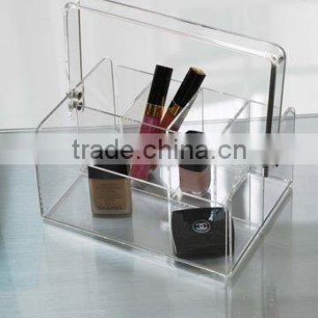 Acrylic Makeup Caddy/ compartment organizer