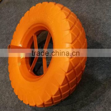 top quality competitive price middle east markets 16 inch pu wheel for wheel barrow