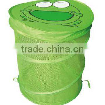 Pop-Up Mesh Hamper, Green