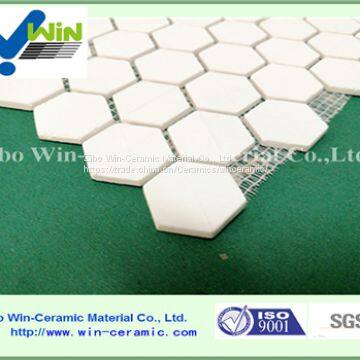 High temperature resistance alumina ceramic lining mosaic