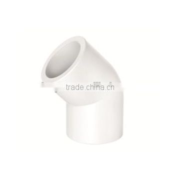 HIGH QUANLITY 45 DEG ELBOW OF PVC GB STANDARD PIPES & FITTINGS FOR WATER SUPPLY