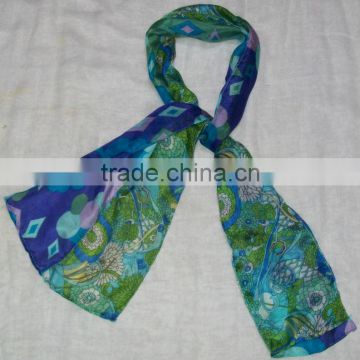 Digital silk scarf