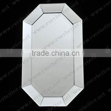New design high quality large contemparany 3D decor glass mirror From QINGDAO EVER BETTER