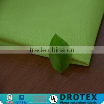 100 percent cotton fabric NFPA 2112 Hi vis Yellow permenent flame resistant FR AS Modacrylic cotton fabric