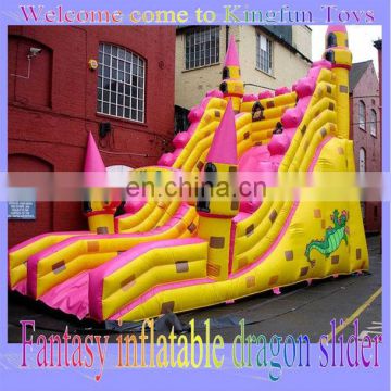 Fantasy dragon inflatable dry slider
