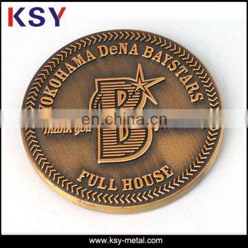Factory prices custom metal stamping coins for anniversary
