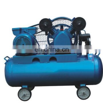 Top manufacturer 8 bar 65 2cylinder 70l oil free best quiet silent air compressor with wheels
