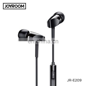 JOYROOM JR-E209 3.5mm In-Ear Flat Head Design Wire Control Stereo Earphones with Mic
