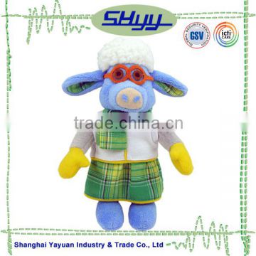 Original soft standing plush sheep stuffed toy