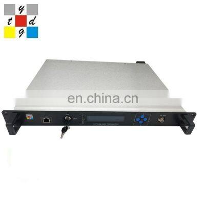 1550nm catv transmitter Optical Transmitter 10 mw 10 dbm with AGC function dual power supply