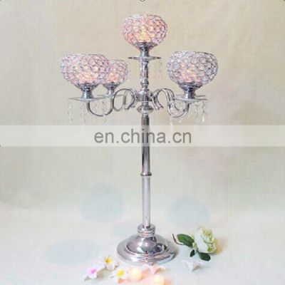 3 lights colored wedding & party candelabra