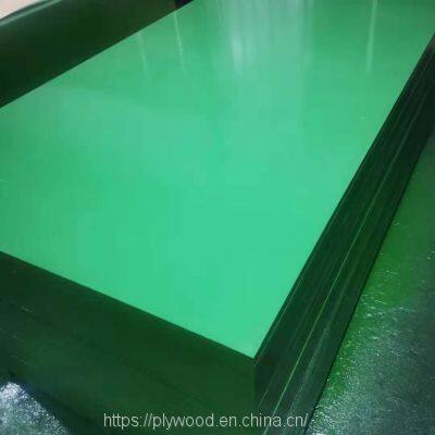 Green PP Plastic Film Faced Plywood Phenolic Resin WBP Glue