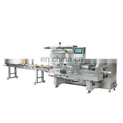High Quality Multiple Function All-in-one FULL SERVO BOX-MOTION Flow Pack Packaging Machine Plastic,paper Packaging Max.500mm