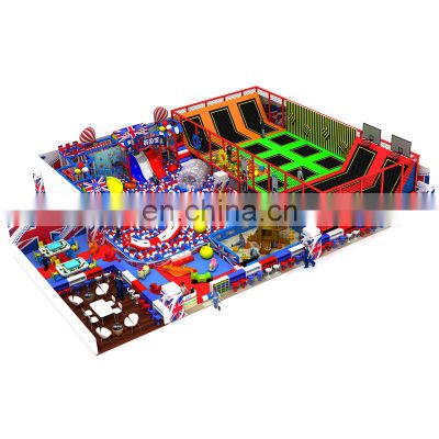 2018 new trampolines park with many games like ninja course and indoor playground