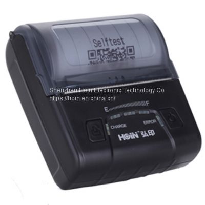 80mm Handheld Mini Receipt Printer BT USB Hoin New Model HOP-E300