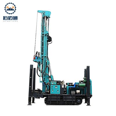 Hydraulic Rotary Borehole DTH Water Well Drilling Rig for 600m
