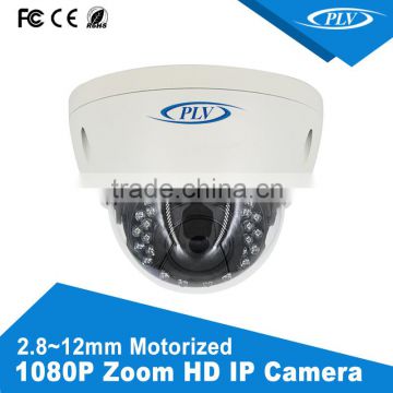 1080P ip camera dome indoor outdoor poe network IPC with Waterproof 1K10 Vandal-Proof Casing