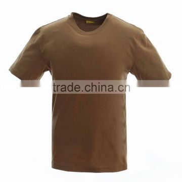 Main product Cheap 100% cotton Khaki men's blank camo t shirts