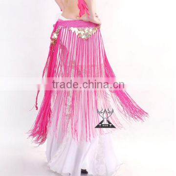 Belly Dance Indian Dance Sequins Fringed Hip Scarf Fancy Waist Chain