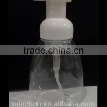 250ml PET HDPE foam pump bottle with 40mm foam pump