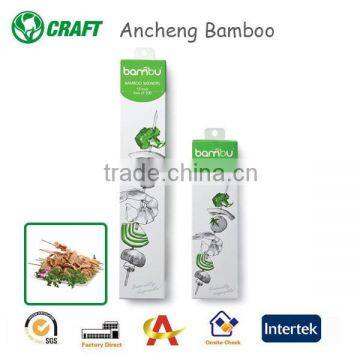 Favorable price new design bbq bamboo flag skewer