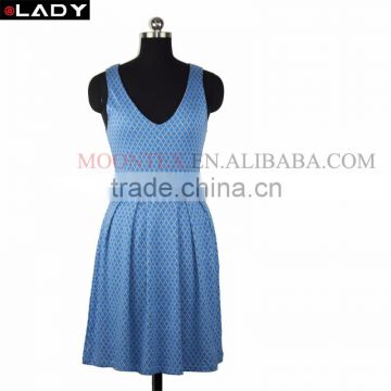 china garment factory soft hand feeling casual dress