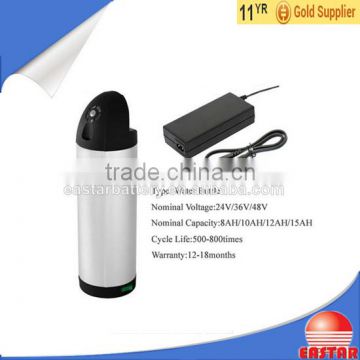 High quality 36 volt lithium ion battery for electric bicycle
