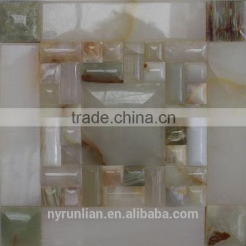 hot sell arabic jade goldstar marble mosaics for sale GSTX