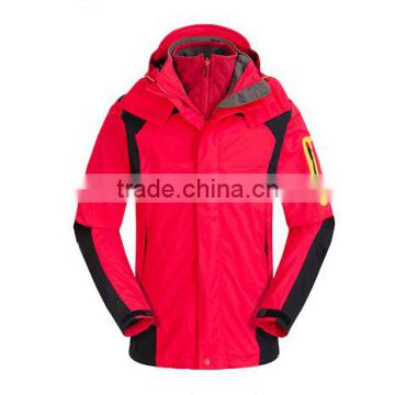 Custom 3 in1 waterproof hooded winter coat